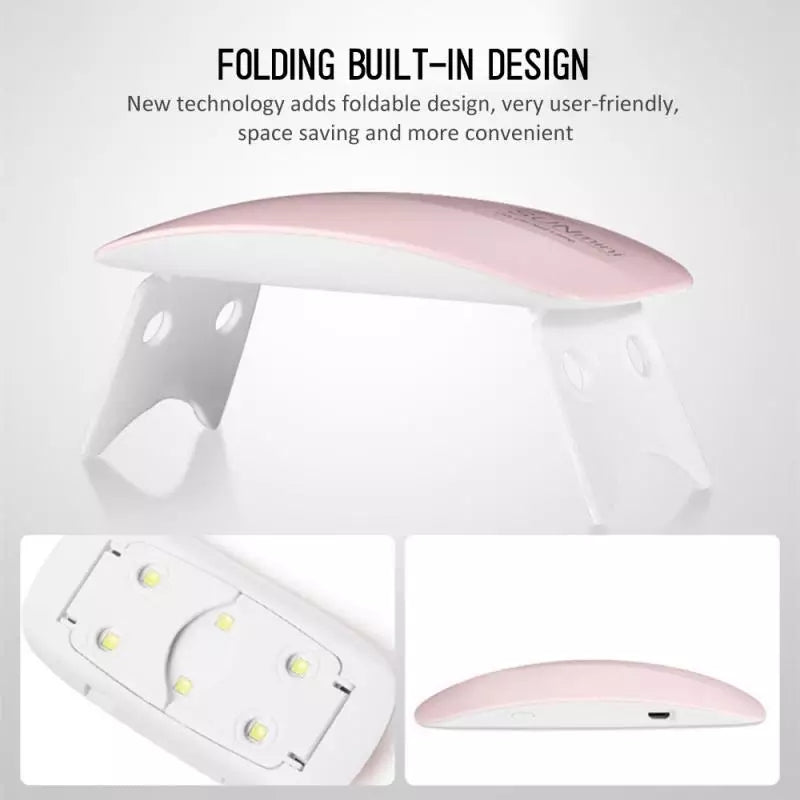 Portable UV Nail Polish Dryer Lamp